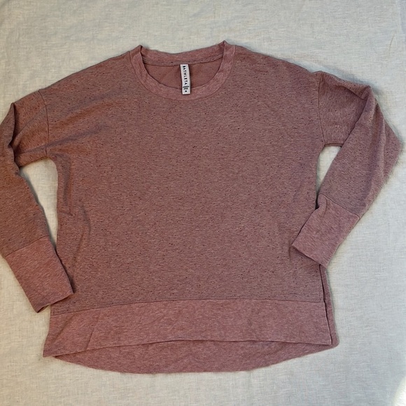 Athleta Balance Pullover Crew Neck Sweater Pink size Medium - Picture 6 of 11